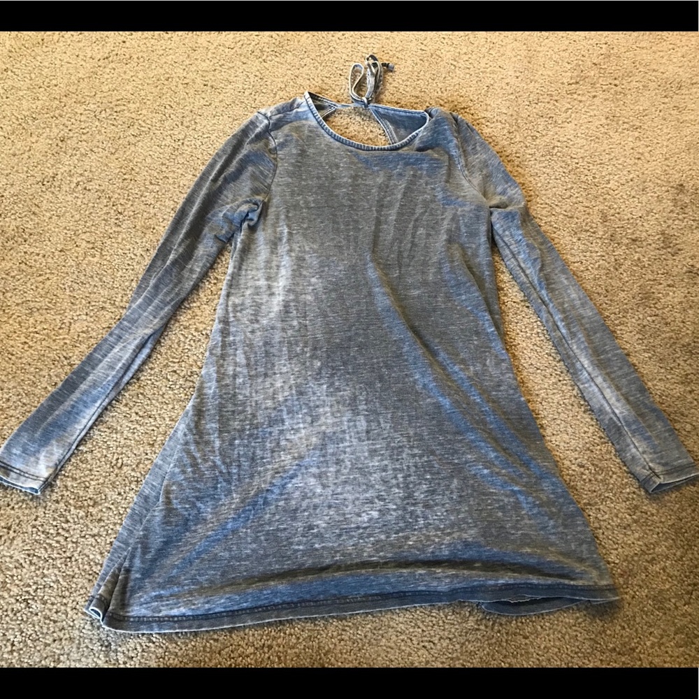 Long sleeved T-shirt dress